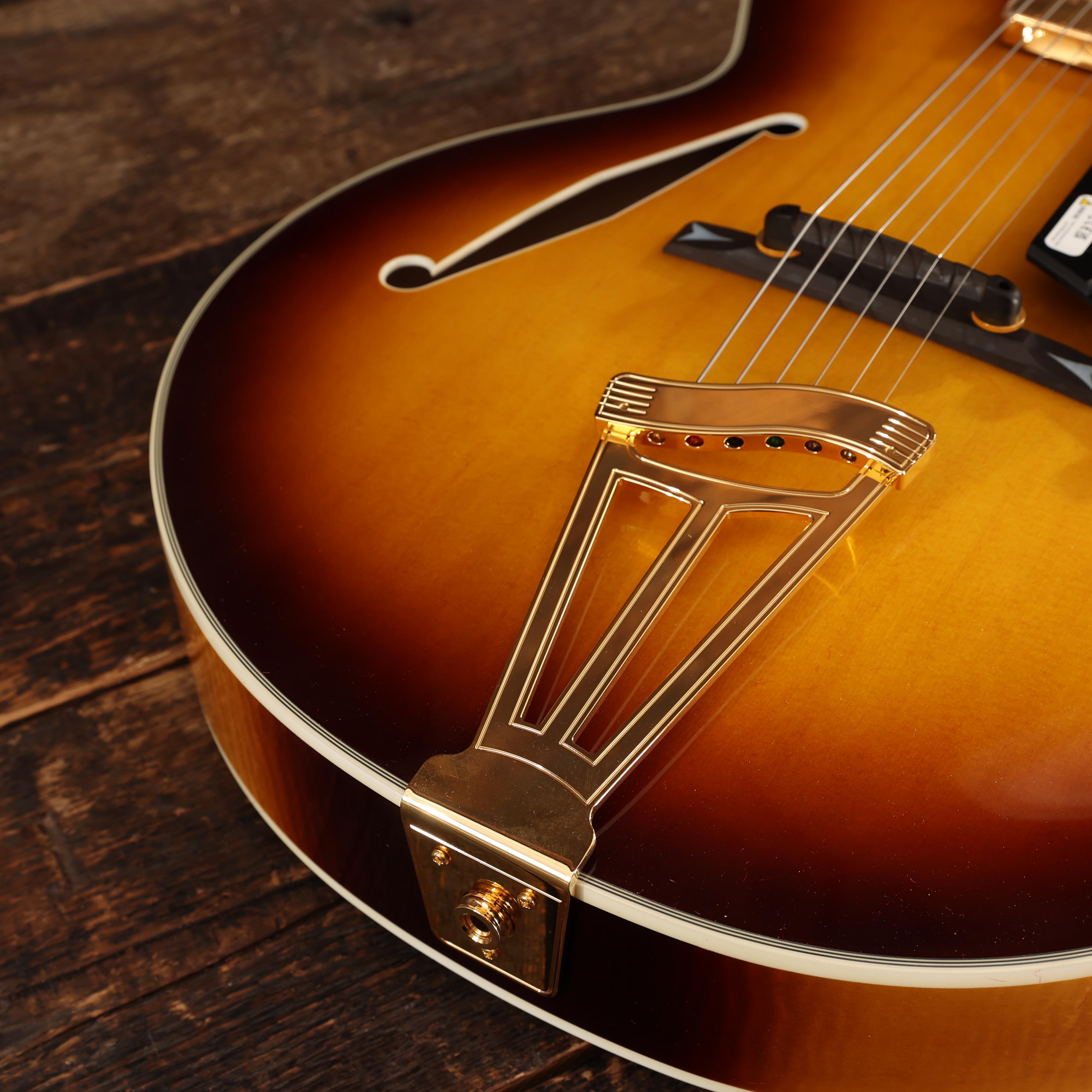 FGN Masterfield MFA-FP Hollowbody Electric Guitar in Jazz Burst